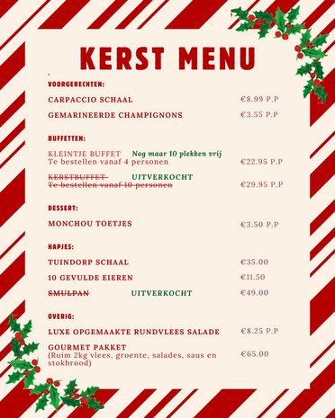 Kerstmenu 2024 